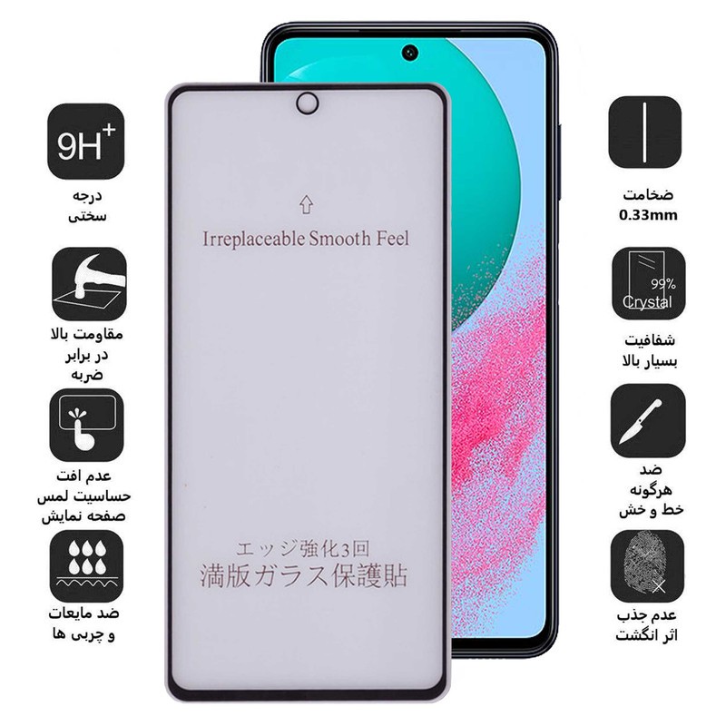 محافظ صفحه نمایش مات بوف مدل 5D-Matte-G مناسب برای گوشی موبایل سامسونگ Galaxy M54 M53 F54