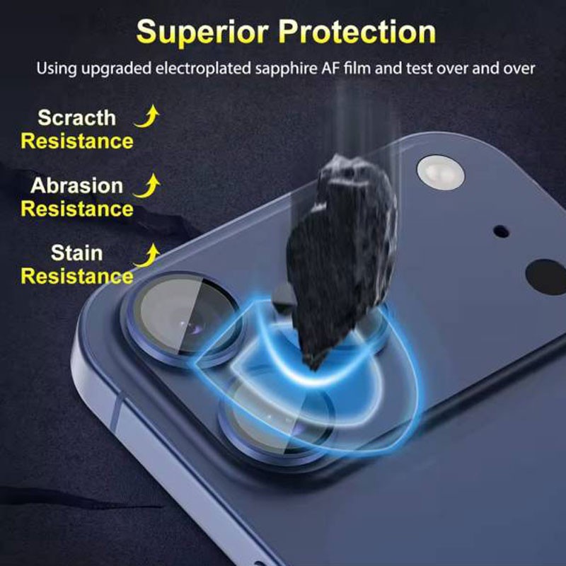 محافظ لنز دوربین فلزی بوف مدل Aluminum Metal-Guarantee مناسب برای گوشی موبایل اپل iPhone 17 Pro 17 Pro Max