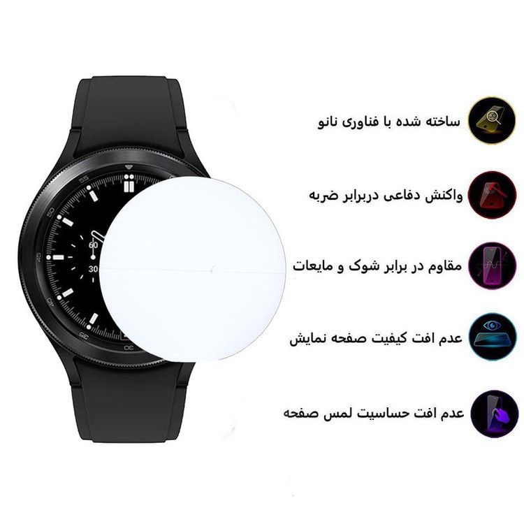 محافظ صفحه نمایش بوف مدل Hg01 مناسب برای ساعت هوشمند سامسونگ Watch 4 46mm