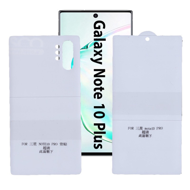 محافظ صفحه نمایش مات بوف مدل Epic16 مناسب برای گوشی موبایل سامسونگ Galaxy Note 10 Plus به همراه محافظ پشت گوشی