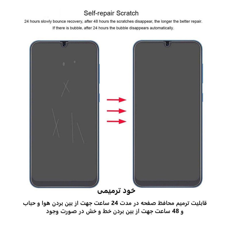محافظ صفحه نمایش بوف مدل Hydrogel-G مناسب برای گوشی موبایل اپل iPhone 14 13 13 Pro