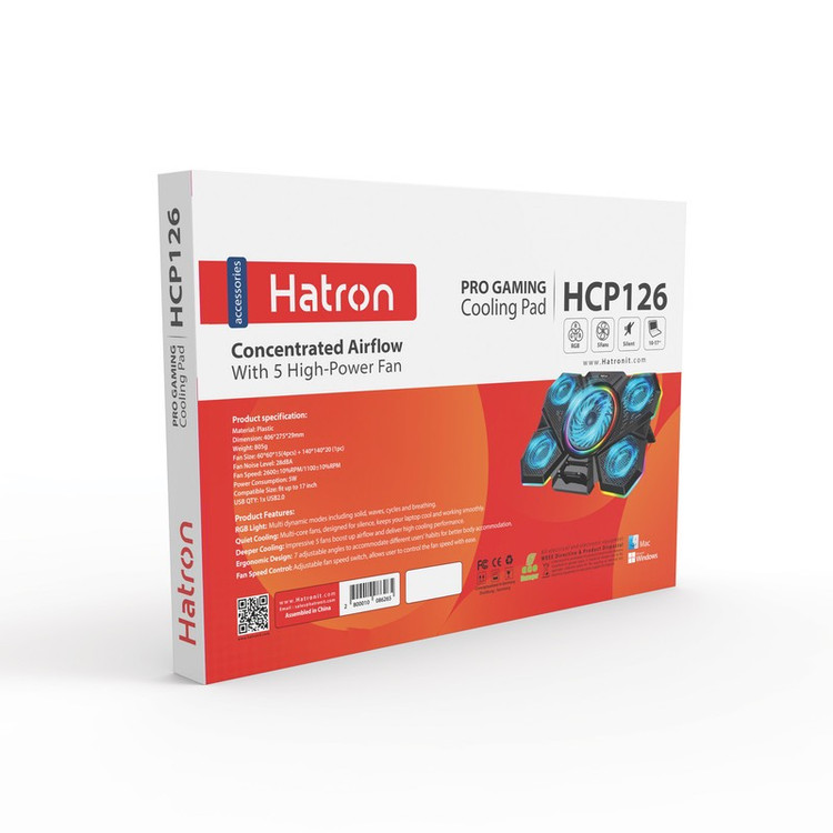 پایه خنک کننده لپ تاپ هترون مدل HCP126