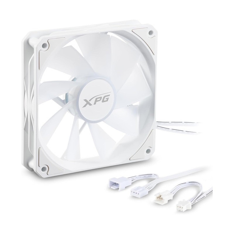 فن کیس ای دیتا ایکس پی جی مدل VENTO R 120 ARGB PWM WHITE بسته سه عددی