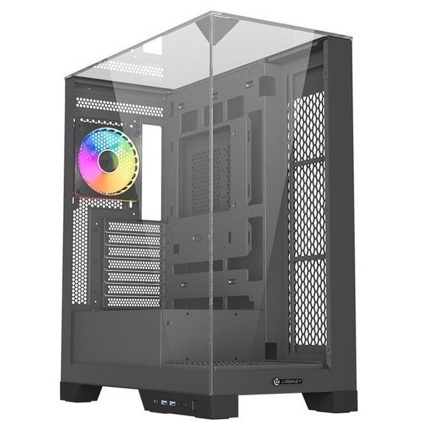 کیس کامپیوتر گیمینگ لاجی کی مدل LK-C511B
