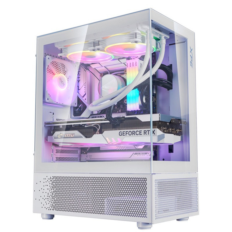 کیس کامپیوتر ای دیتا ایکس پی جی مدل INVADER X MINI WHITE