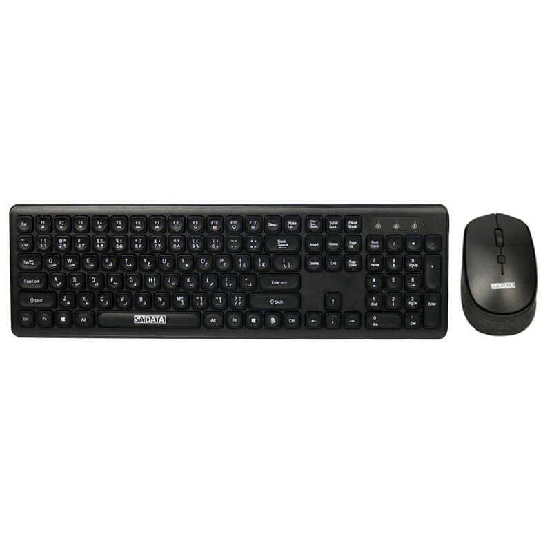 کیبورد و ماوس سادیتا مدل SKM-3401WL
