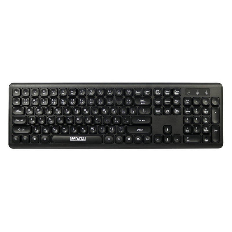 کیبورد و ماوس سادیتا مدل SKM-3401WL