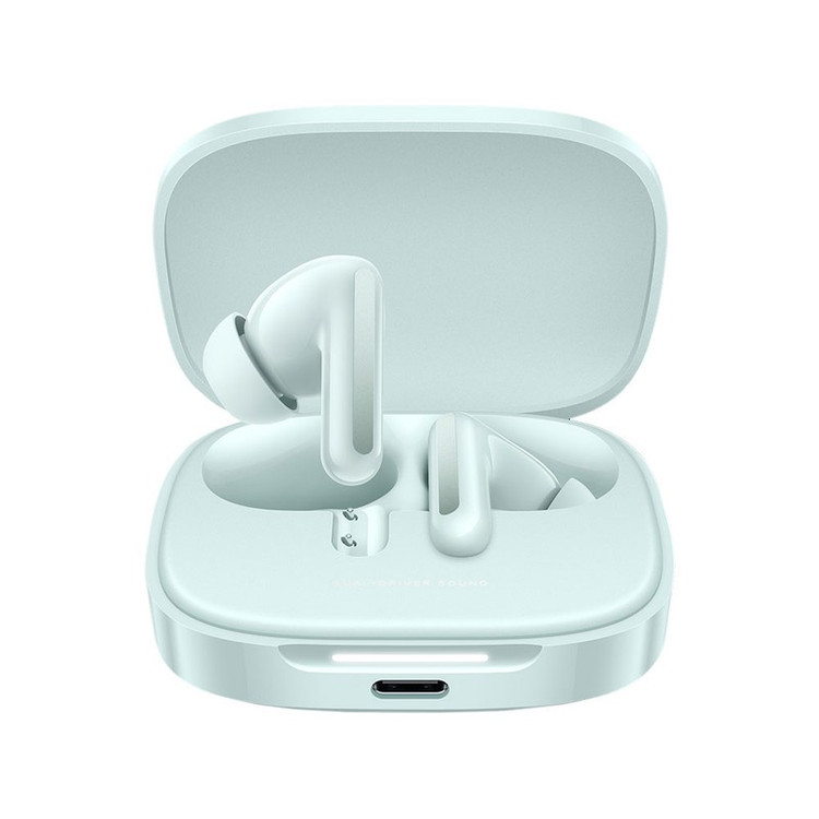 هدفون بلوتوثی شیائومی مدل Redmi Buds 6 با نویز کنسلینگ فعال (ANC)، درگاه شارژ USB Type-C، دارای میکروفون دوگانه با EN...