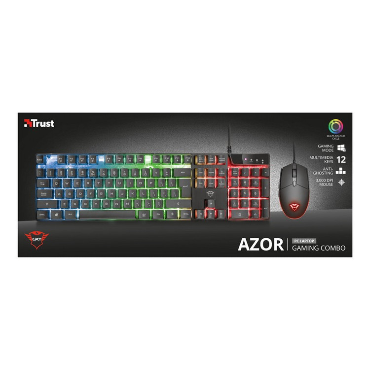کیبورد و ماوس مخصوص بازی تراست مدل GXT 838 Azor