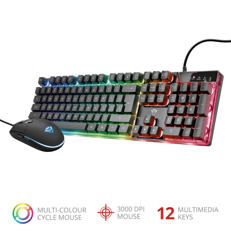 کیبورد و ماوس مخصوص بازی تراست مدل GXT 838 Azor