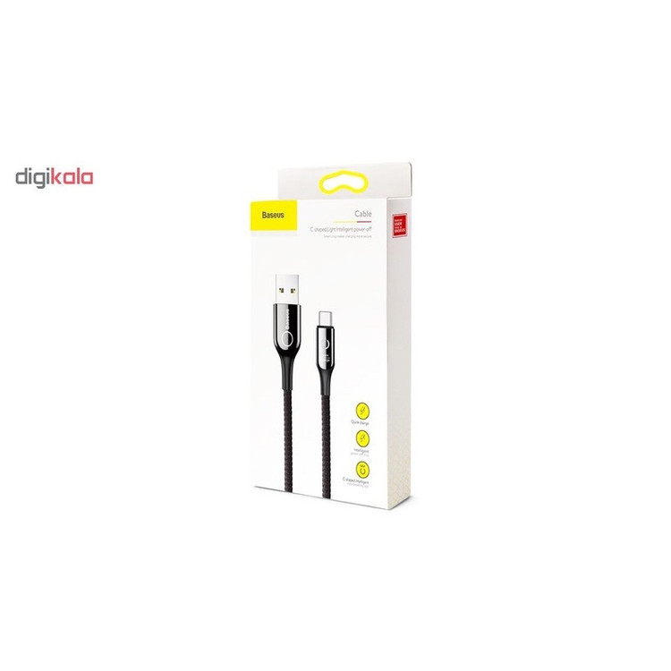 کابل تبدیل USB به USB-C باسئوس مدل C-Shaped طول 1 متر
