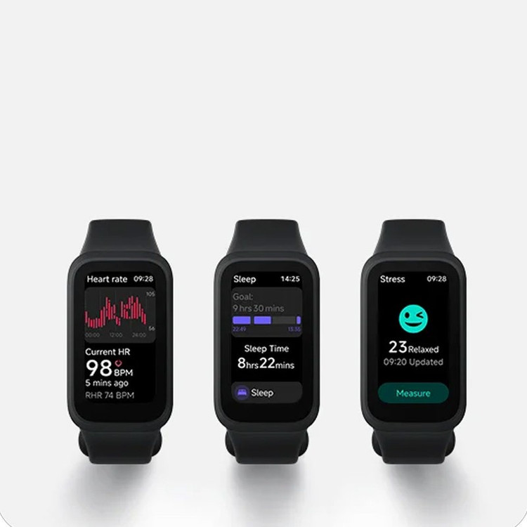 ساعت هوشمند 46 میلی متری شیائومی مدل Smart Band 9 Active، کنترل موسیقی، کنترل سطح اکسیژن خون، شمارش ضربان قلب، پایش و...