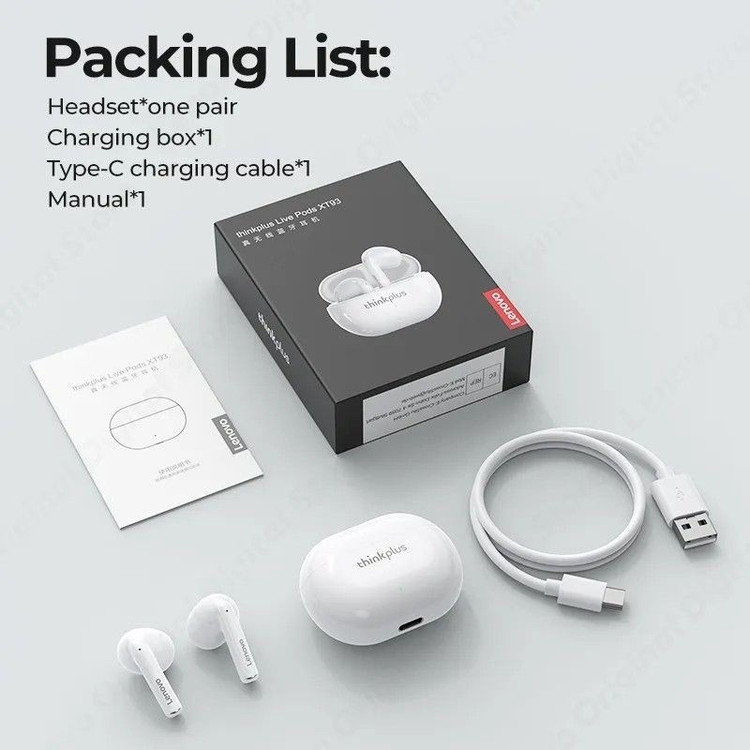 هندزفری بلوتوثی لنوو مدل Thinkplus Live Pods XT93