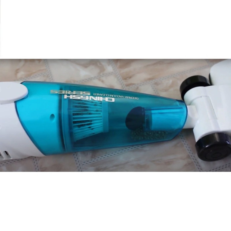 جارو شارژی عصایی درما مدل DX118C با موتور 600 وات، ظرفیت مخزن 1.2 لیتری، مکش 16000 پاسکال، فیلتر قابل شستشو، طراحی ار...