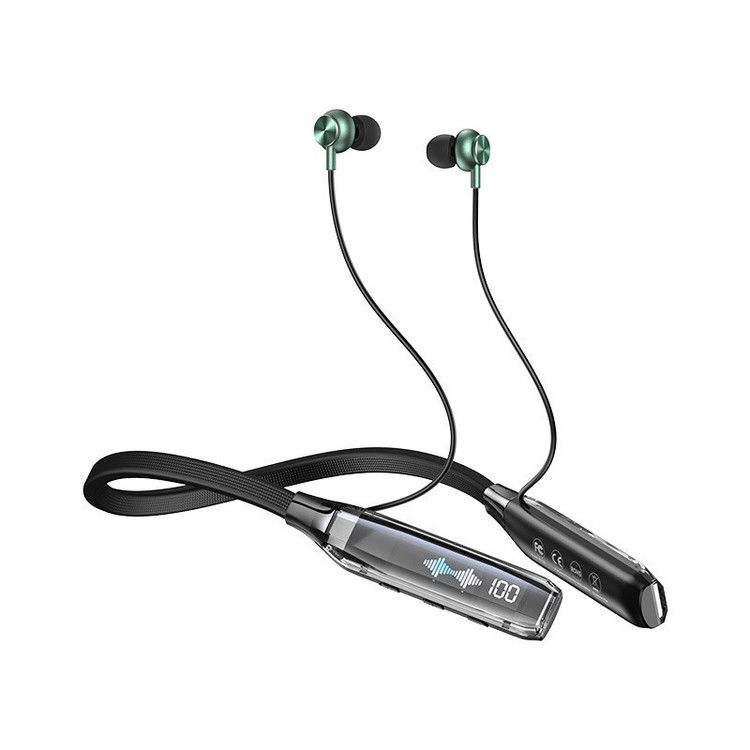 هدفون بلوتوثی گردنی ریمکس مدل RB-S20 با حذف نویز HD، درگاه شارژ USB Type-C، با قابلیت اتصال به چند دستگاه، طراحی ارگو...