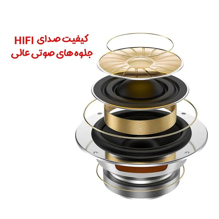هدفون بلوتوثی گردنی ریمکس مدل RB-S20 با حذف نویز HD، درگاه شارژ USB Type-C، با قابلیت اتصال به چند دستگاه، طراحی ارگو...