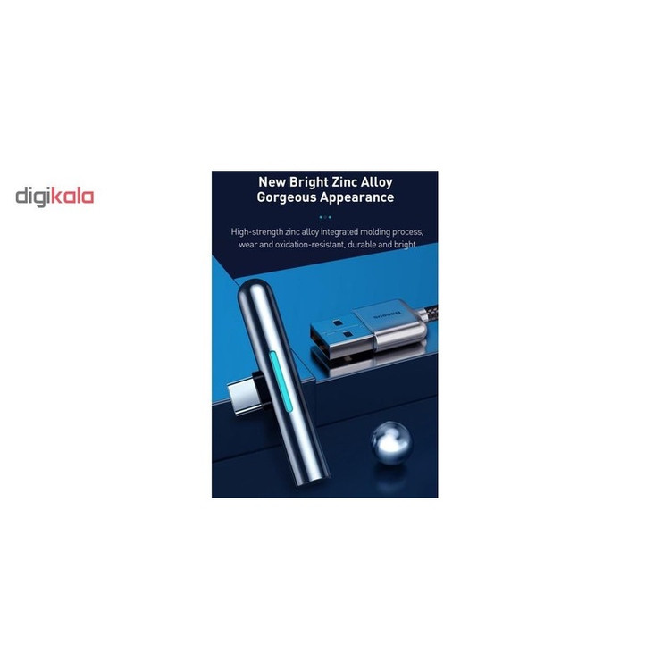 کابل تبدیل USB به USB-C باسئوس مدل CAT7C-B طول 1 متر