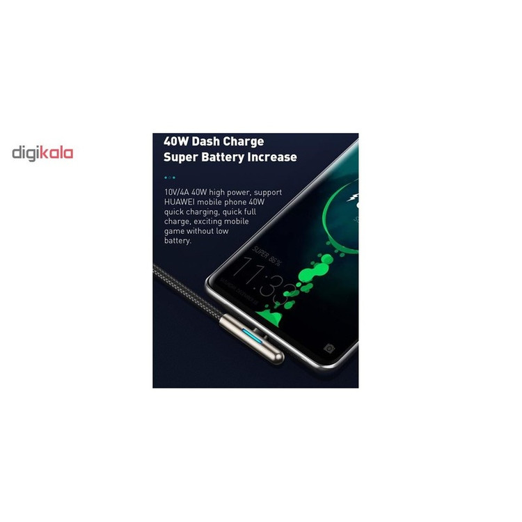کابل تبدیل USB به USB-C باسئوس مدل CAT7C-B طول 1 متر