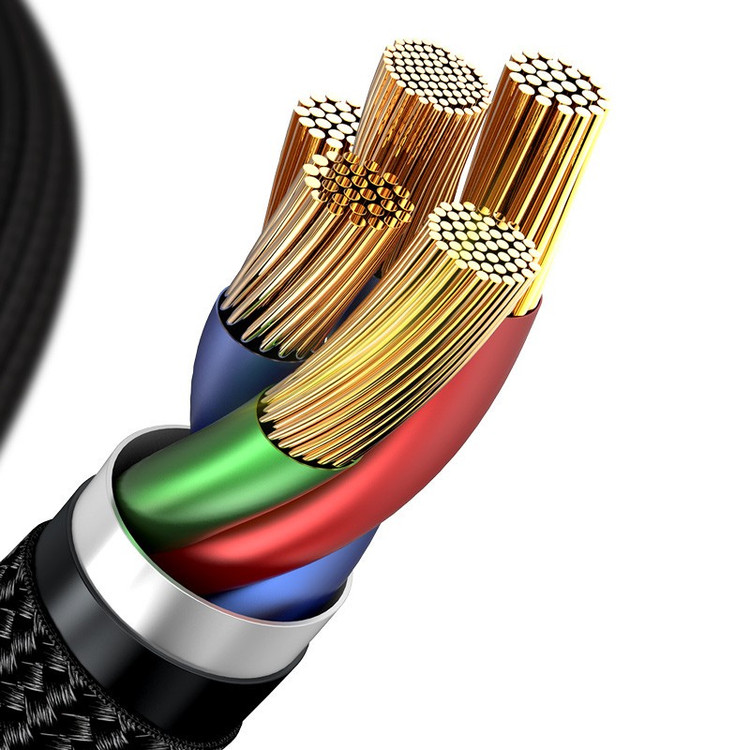 کابل تبدیل USB-C به لایتنینگ باسئوس مدل Horizontal CATLSP-01 طول 1 متر