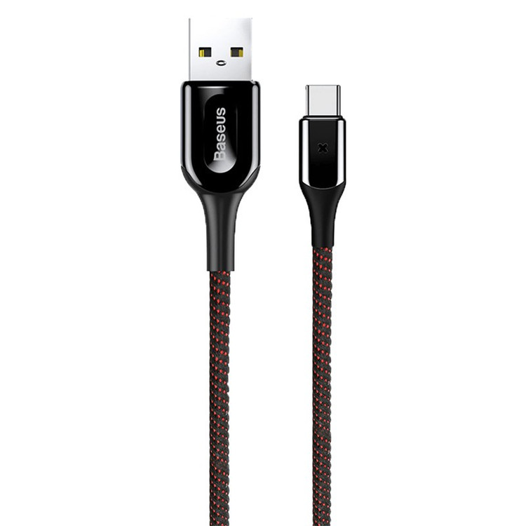 کابل تبدیل USB به USB-C باسئوس مدل X-SHAPED light cable طول 1 متر