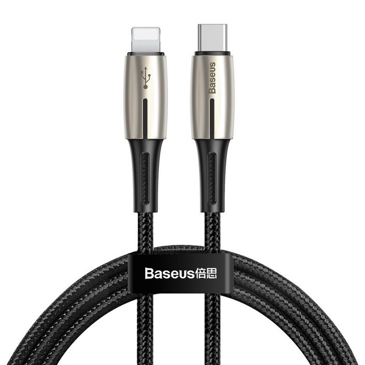 کابل تبدیل USB-C به لایتنینگ باسئوس مدل CATLRD-01 طول 1.3 متر