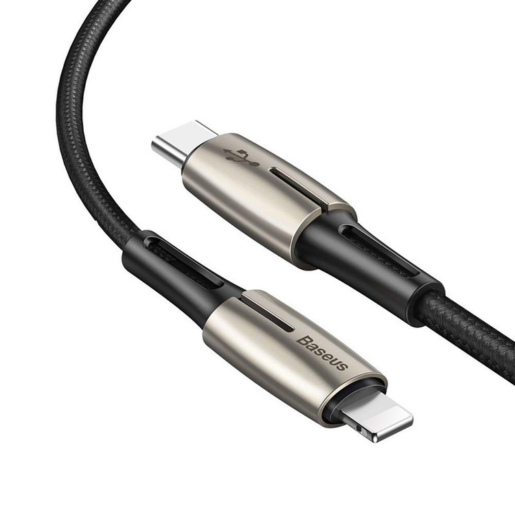 کابل تبدیل USB-C به لایتنینگ باسئوس مدل CATLRD-01 طول 1.3 متر
