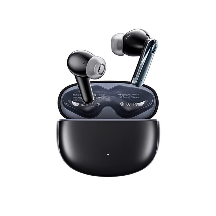 هدفون بلوتوثی ریمکس مدل Cozy Pods دارای نویز کنسلینگ فعال (ANC) و نویز کنسلینگ میکروفون (ENC)، درگاه شارژ USB Type-C،...