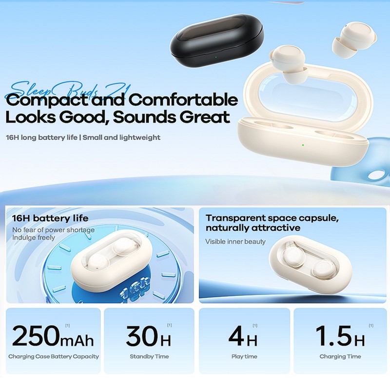هدفون بلوتوثی ریمکس مدل Sleep Buds Z1