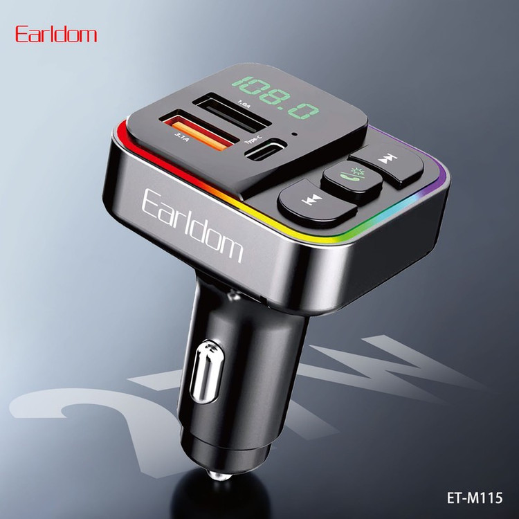 پخش کننده اف ام و شارژر فندکی خودرو ارلدام مدل M115