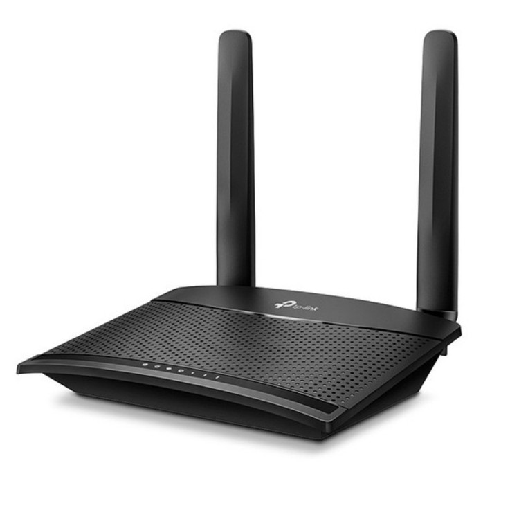 مودم روتر 4G خانگی تی پی لینک مدل TL-MR100 با پشتیبانی شبکه 4G و رابط RJ-45 LAN، منبع تغذیه برق