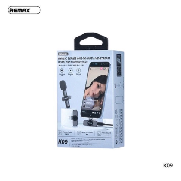 میکروفن یقه ای بیسیم ریمکس مدل K09-Type C
