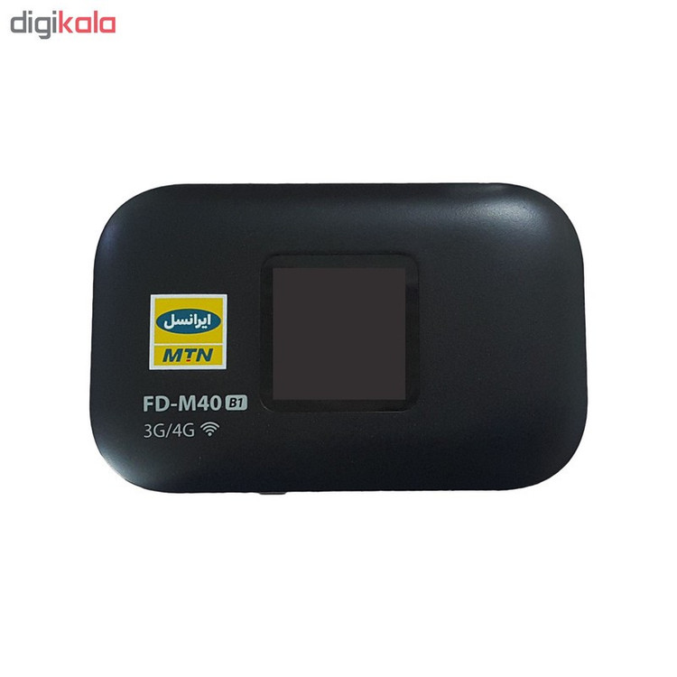 مودم 4G قابل حمل ایرانسل مدل FD-M40 با باتری 3000 میلی آمپر، پشتیبانی همزمان 25 کاربر، صفحه نمایش LCD، اتصال بی سیم و...