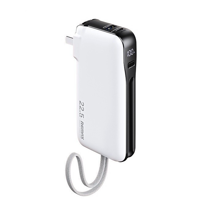 پاوربانک ریمکس مدل RPP-35-20W 22.5W-TYPE-C Cabled ظرفیت 10000 میلی آمپرساعت