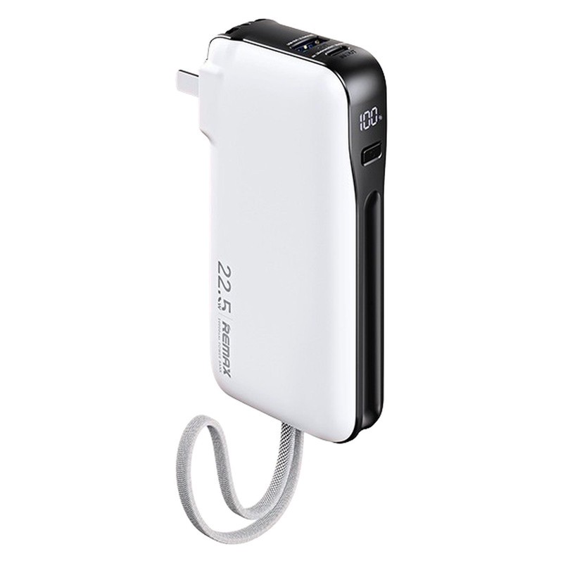 پاوربانک ریمکس مدل RPP-35-20W 22.5W-TYPE-C Cabled ظرفیت 10000 میلی آمپرساعت