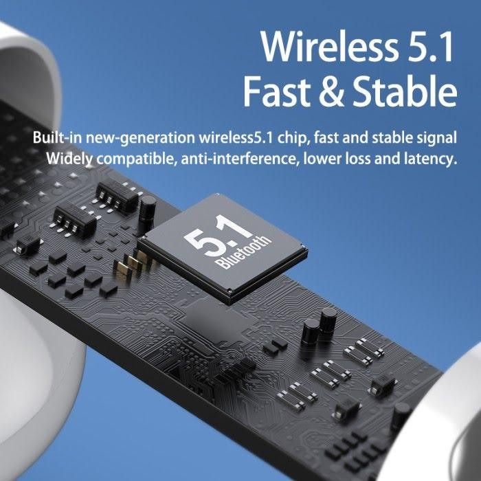 هدفون بلوتوثی ریمکس مدل TWS-10 PLUS فاقد قابلیت نویز کنسلینگ، درگاه شارژ Lightning، پشتیبانی از فرمان لمسی، نمایشگر ر...