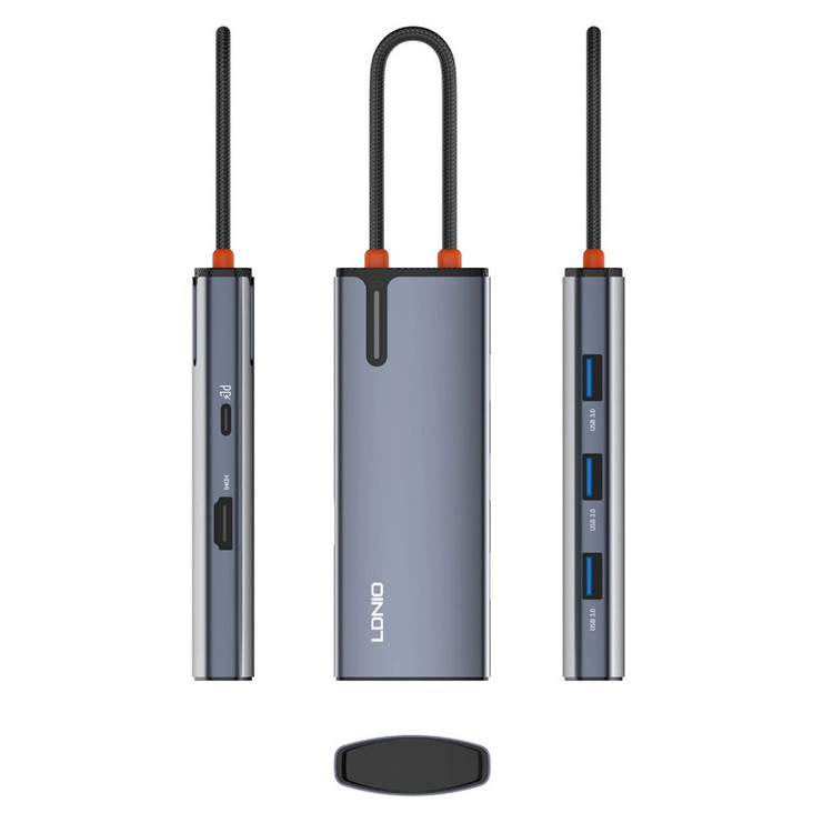 هاب 5 پورت USB-C الدینیو مدل DS-15H