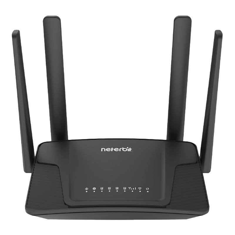 مودم روتر 4G خانگی نتربیت مدل NWR-M920v2 با پشتیبانی سیم کارت LTE 3G، استاندارد IEEE 802.11b g n، چهار آنتن 5 دسی بل،...