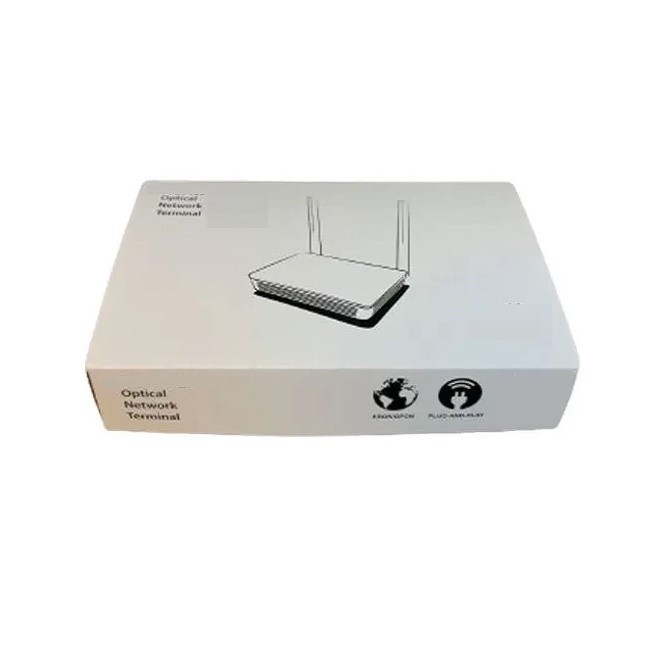 مودم فیبر نوری دوبانده مدل EG8145V5 با پشتیبانی از شبکه 4G، سرعت بی سیم تا 866 مگابیت، دو آنتن خارجی، قابلیت اتصال 10...