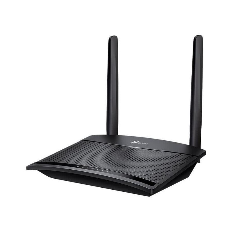 مودم روتر 4G تی پی لینک مدل TL-MR100 با پشتیبانی از شبکه 4.5G، قابلیت اتصال سیم کارت، آنتن خارجی، پورت LAN و WAN، منا...