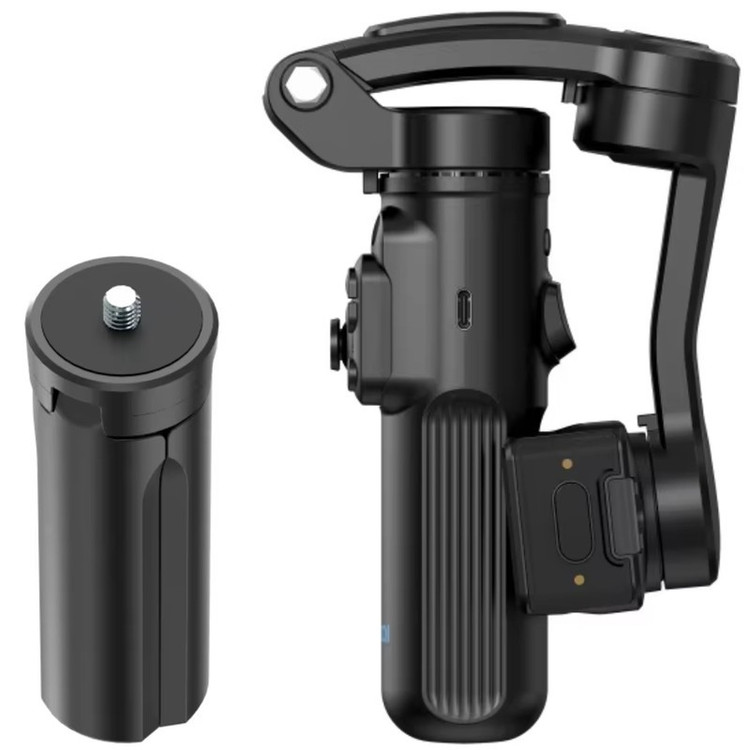 گیمبال و استابیلایزر هوشمند توکی مدل M03 AI 3-Axis به همراه دوربین دنبال کننده و میکروفون و فلش