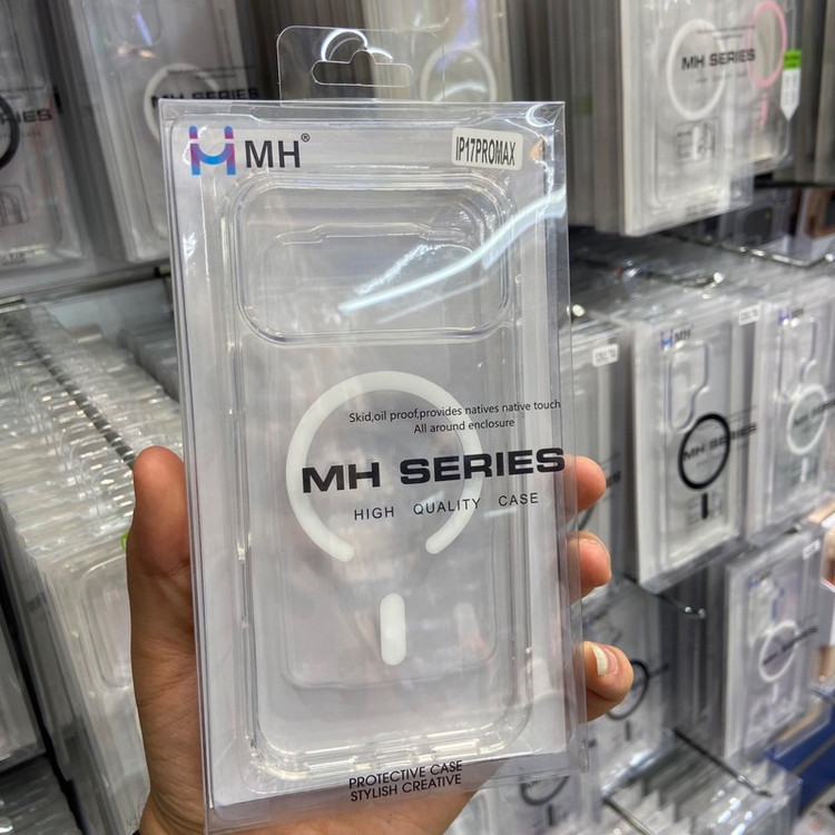 کاور مدل شفاف MH مناسب برای گوشی موبایل اپل iphone 17 PRO MAX
