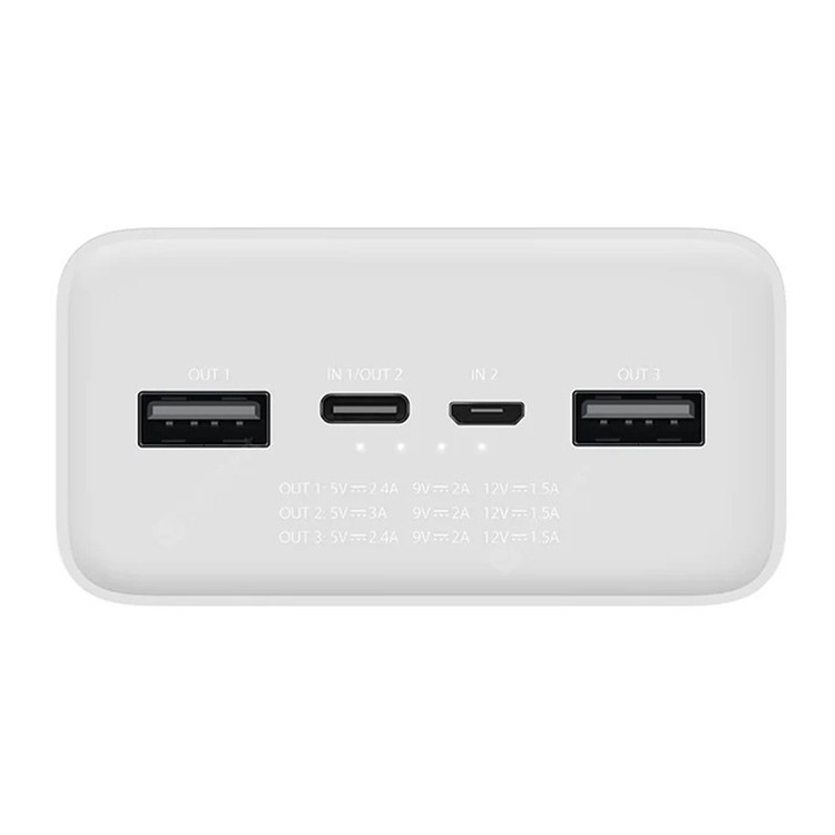 پاوربانک 18 وات شیائومی مدل Mi PB3018ZM ظرفیت 30000 میلی آمپر ساعت