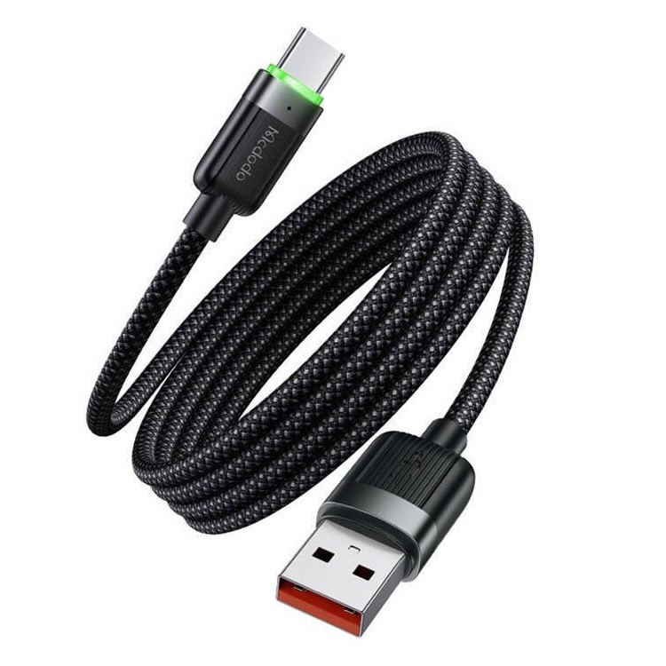کابل تبدیل USB به USB-C مک دودو مدل CA-565 Magnetic Self-Winding طول 1.2 متر