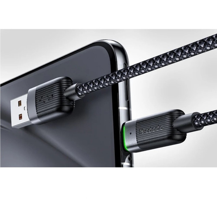 کابل تبدیل USB به USB-C مک دودو مدل CA-565 Magnetic Self-Winding طول 1.2 متر