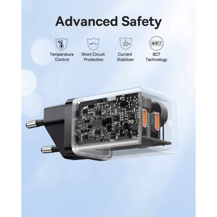 شارژر دیواری 40 وات بیسوس مدل GaN 5 Pro