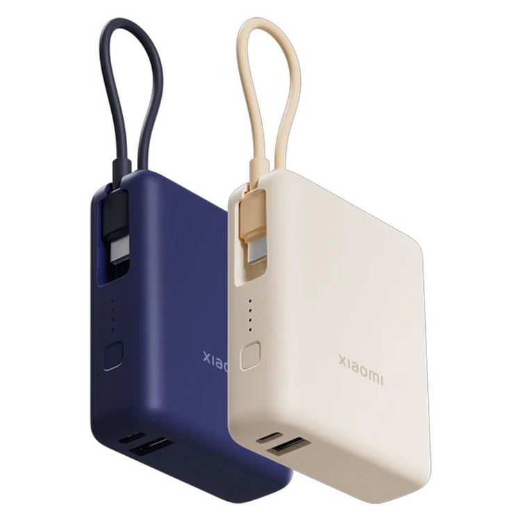 پاوربانک 33 وات شیائومی مدل PB1033MI ظرفیت 10000 میلی آمپرساعت به همراه کابل USB-C