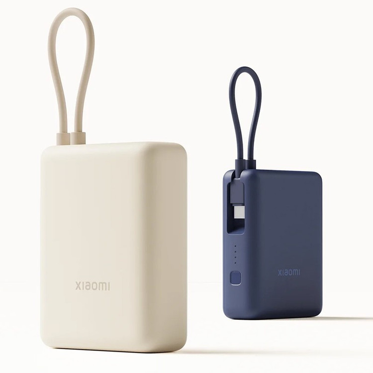 پاوربانک 33 وات شیائومی مدل PB1033MI ظرفیت 10000 میلی آمپرساعت به همراه کابل USB-C