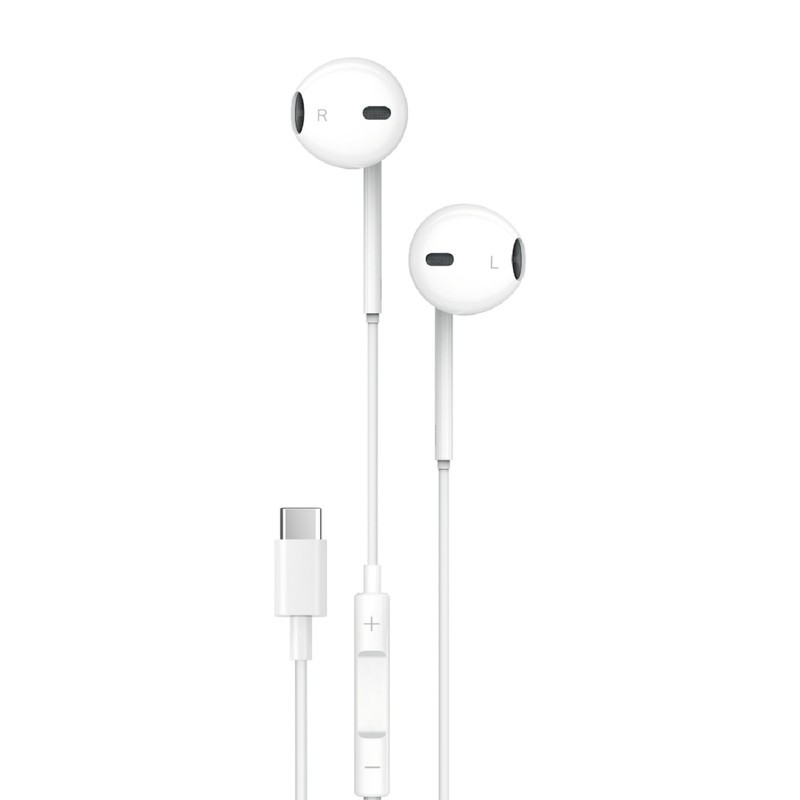 هندزفری سیمی USB-C پرودو مدل Soundtec Stereo Earphone