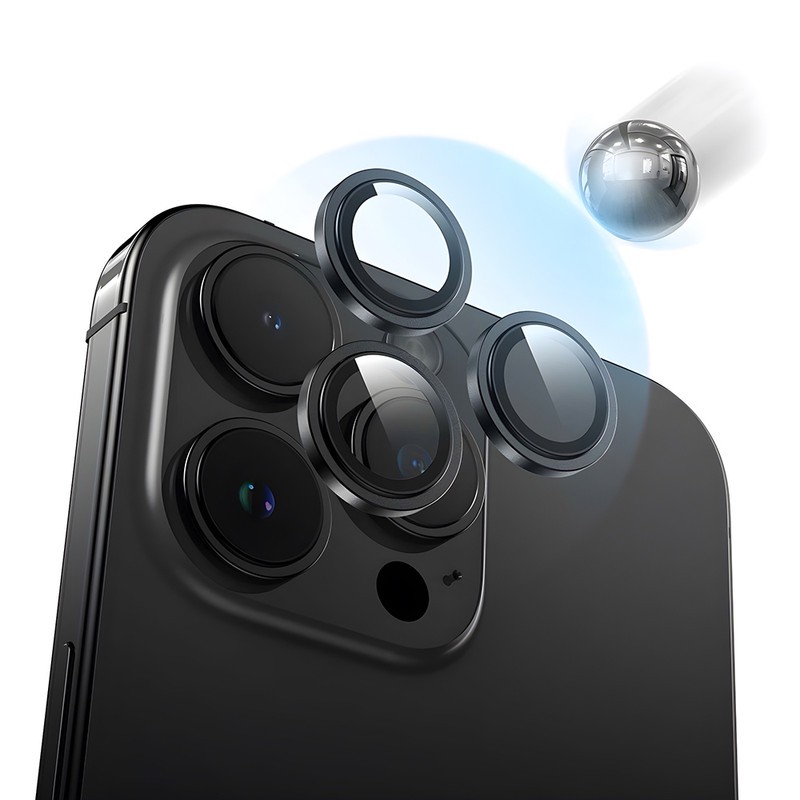 محافظ لنز دوربین گرین لاین مدل HD Plus مناسب برای گوشی موبایل اپل iPhone 15 Pro 15 Pro Max