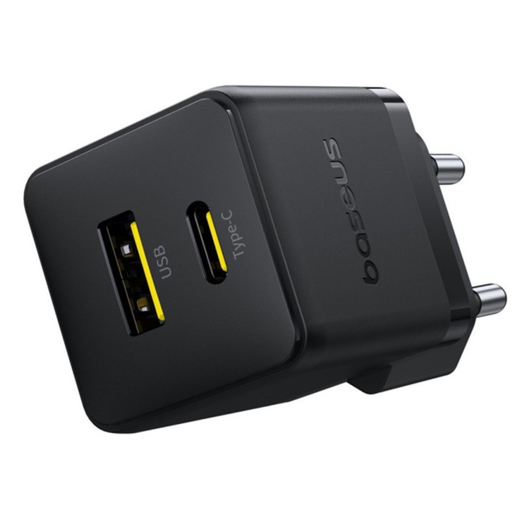 شارژر دیواری 20 وات بیسوس مدل 20W Palm به همراه کابل USB-C
